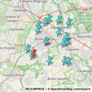 Mappa Via 5 Giornate, 21052 Busto Arsizio VA, Italia (3.65412)