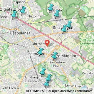 Mappa Via Grazia Deledda, 20025 Legnano MI, Italia (2.73091)