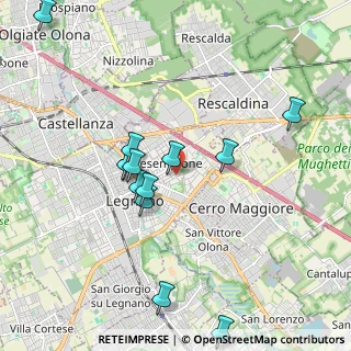 Mappa Via Grazia Deledda, 20025 Legnano MI, Italia (1.96615)