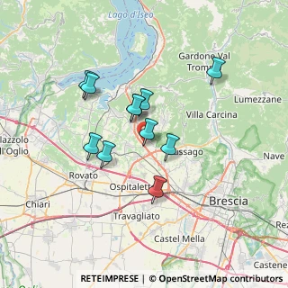 Mappa Via Ponte Nuovo, 25050 Rodengo-Saiano BS, Italia (5.55)