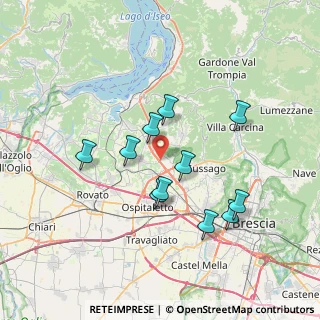 Mappa Via Ponte Nuovo, 25050 Rodengo-Saiano BS, Italia (6.44545)