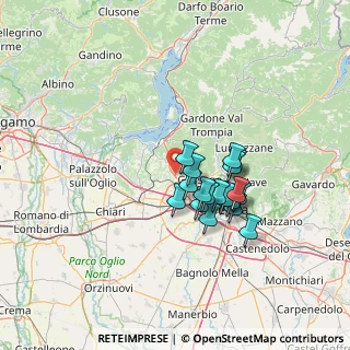 Mappa Via Ponte Nuovo, 25050 Rodengo-Saiano BS, Italia (10.43833)