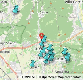 Mappa Via Fossa, 25064 Gussago BS, Italia (2.2025)