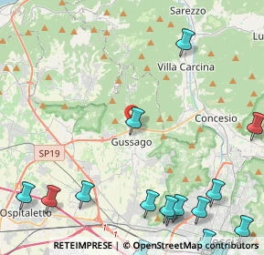 Mappa Via Fossa, 25064 Gussago BS, Italia (7.23)