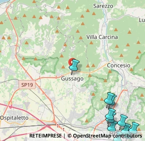Mappa Via Fossa, 25064 Gussago BS, Italia (7.31917)