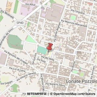 Mappa Viale Rimembranze, 2, 21015 Lonate Pozzolo, Varese (Lombardia)