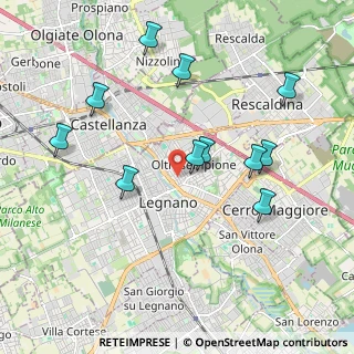 Mappa Via Ugo Foscolo, 20025 Legnano MI, Italia (1.99818)