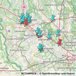 Mappa Via dell'amicizia, 20025 Legnano MI, Italia (7.332)