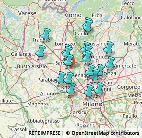 Mappa Via Tevere, 20031 Cesate MI, Italia (11.121)