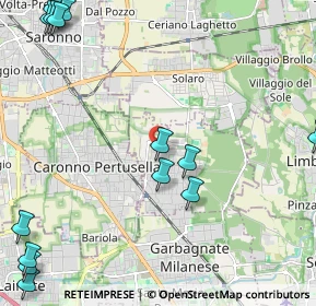 Mappa Via Tevere, 20031 Cesate MI, Italia (3.235)