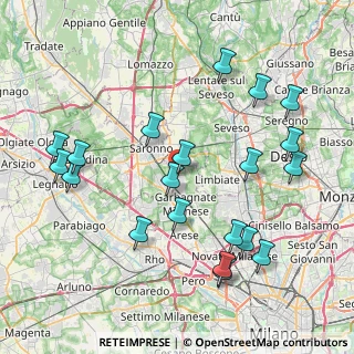 Mappa Via Tevere, 20031 Cesate MI, Italia (8.9455)