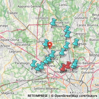 Mappa Via Adda, 20020 Cesate MI, Italia (7.39889)