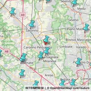Mappa Via Tevere, 20031 Cesate MI, Italia (6.89895)