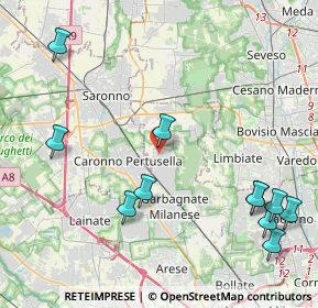 Mappa Via Tevere, 20031 Cesate MI, Italia (5.21545)
