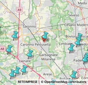 Mappa Via Tevere, 20031 Cesate MI, Italia (7.0635)