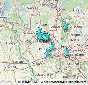 Mappa Piazza G. Tirinnanzi, 20025 Legnano MI, Italia (6.64545)