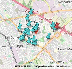 Mappa Piazza G. Tirinnanzi, 20025 Legnano MI, Italia (0.6885)