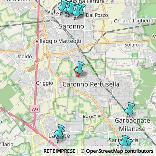 Mappa Via Goffredo Mameli, 21042 Caronno Pertusella VA, Italia (3.37909)