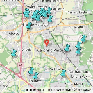 Mappa Via Filzi Fabio, 21042 Caronno Pertusella VA, Italia (2.7905)