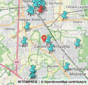 Mappa Via Goffredo Mameli, 21042 Caronno Pertusella VA, Italia (2.6325)