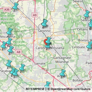 Mappa Via Goffredo Mameli, 21042 Caronno Pertusella VA, Italia (6.8)