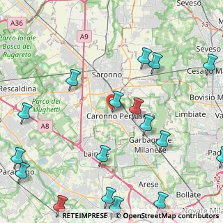Mappa Via Goffredo Mameli, 21042 Caronno Pertusella VA, Italia (5.96706)
