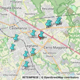 Mappa Via Padre Secchi, 20025 Legnano MI, Italia (2.07818)
