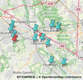 Mappa Via Giovanni da Legnano, 20025 Legnano MI, Italia (3.78833)