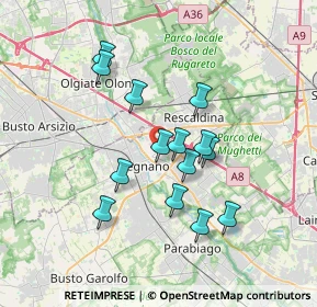Mappa Via Giovanni da Legnano, 20025 Legnano MI, Italia (3.03357)