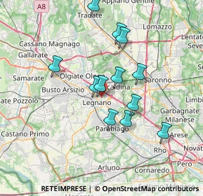 Mappa Via Giovanni da Legnano, 20025 Legnano MI, Italia (6.235)