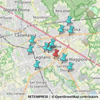 Mappa Via Giovanni da Legnano, 20025 Legnano MI, Italia (1.475)
