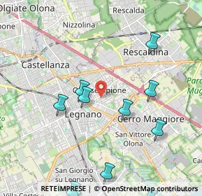 Mappa Via Giovanni da Legnano, 20025 Legnano MI, Italia (2.58)