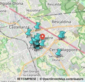 Mappa Via Giovanni da Legnano, 20025 Legnano MI, Italia (1.10611)