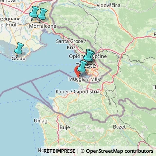 Mappa Via Darsella di S. Bartolomeo, 34015 Muggia TS, Italia (35.63125)