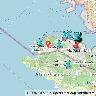 Mappa Via Darsella di S. Bartolomeo, 34015 Muggia TS, Italia (2.2795)