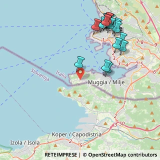 Mappa Via Darsella di S. Bartolomeo, 34015 Muggia TS, Italia (5.2015)