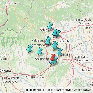 Mappa Via 4, 36070 Castelgomberto VI, Italia (9.14929)