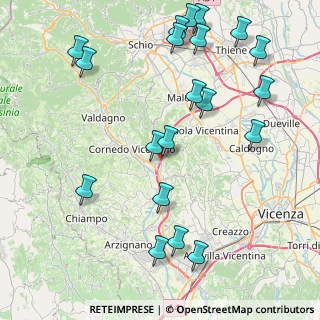 Mappa Via 4, 36070 Castelgomberto VI, Italia (10.1095)