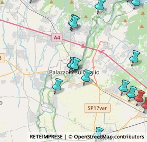 Mappa Via Lungo Oglio Cesare Battisti, 25036 Palazzolo sull'Oglio BS, Italia (5.9225)