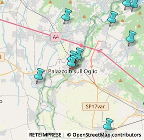 Mappa Via Lungo Oglio Cesare Battisti, 25036 Palazzolo sull'Oglio BS, Italia (6.79556)