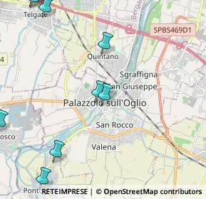 Mappa Via Lungo Oglio Cesare Battisti, 25036 Palazzolo sull'Oglio BS, Italia (3.45133)