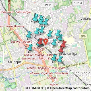 Mappa Via Giuseppe Mazzini, 20825 Lissone MB, Italia (0.731)