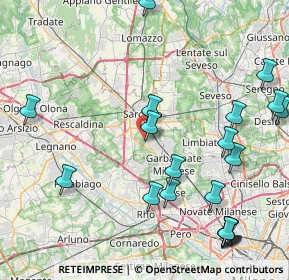 Mappa Vicolo Santa Lucia, 21042 Caronno Pertusella VA, Italia (10.5515)