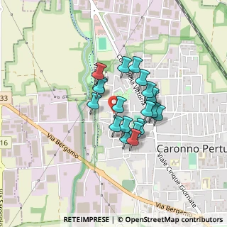Mappa Vicolo Santa Lucia, 21042 Caronno Pertusella VA, Italia (0.2965)