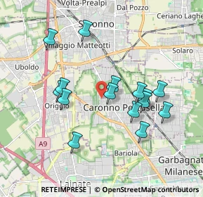 Mappa Vicolo Santa Lucia, 21042 Caronno Pertusella VA, Italia (1.72267)