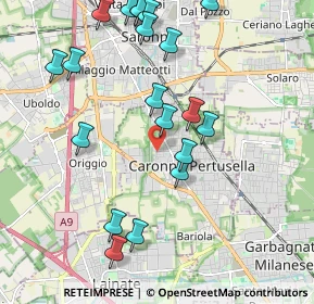 Mappa Vicolo Santa Lucia, 21042 Caronno Pertusella VA, Italia (2.252)
