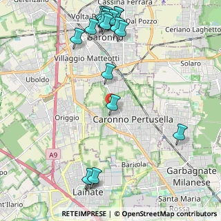 Mappa Vicolo Santa Lucia, 21042 Caronno Pertusella VA, Italia (2.791)