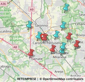 Mappa Vicolo Santa Lucia, 21042 Caronno Pertusella VA, Italia (3.79308)