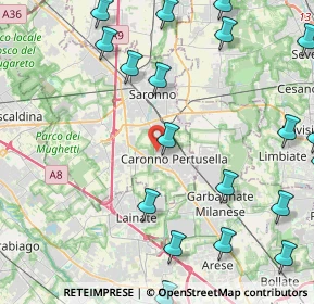 Mappa Vicolo Santa Lucia, 21042 Caronno Pertusella VA, Italia (5.957)