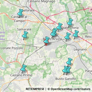 Mappa Via Monte Nero, 21052 Busto Arsizio VA, Italia (4.53538)